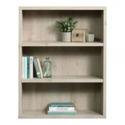 Sauder Optimum Bookcase, 45"H, 3 Shelves, Chalked Chestnut -office furniture sale 7fd4005843e26dfa28136d300c5b3f6afe