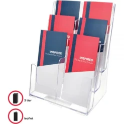 Deflecto 6-Compartment DocuHolder, Leaflet Size, 9.63w X 6.25d X 12.63h, Clear 12 Deflecto 6-Compartment DocuHolder, Leaflet Size, 9.63w X 6.25d X 12.63h, Clear -office furniture sale 8127f8e6040044eb0ab02984ca67c1443a