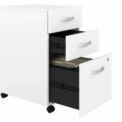 Bush Business Furniture Studio A 83W Large Corner Desk With 3 Drawer Mobile File Cabinet In White -office furniture sale 8137521bf728ee2aa50e72fa040d9bfac1 1