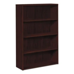 HON 10500 Series Laminate Bookcase, Four-Shelf, 36w X 13.13d X 57.13h, Mahogany