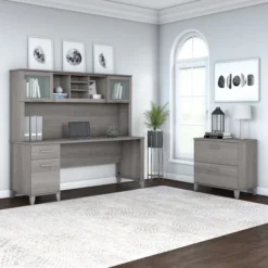 Bush Furniture Somerset 72W Office Desk With Hutch And Lateral File Cabinet In Platinum Gray 16 Bush Furniture Somerset 72W Office Desk With Hutch And Lateral File Cabinet In Platinum Gray -office furniture sale 81df05f0108d96d28c2d1c7c47a12bde52
