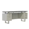 Mirella Free Standing Credenza, BBB/BF, Stone Gray