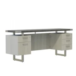 Mirella Free Standing Credenza, BBB/BF, Stone Gray
