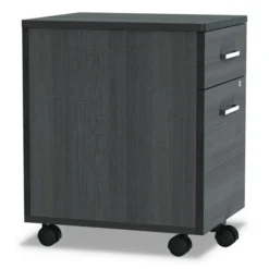 Linea Italia Trento Line Mobile Pedestal File, Left Or Right, 2-Drawers: Box/File, Legal/Letter, Mocha, 16.5" X 19.75" X 23.63" -office furniture sale 837c034dd79b1bca869f33a7e2638565a8