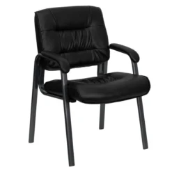 Flash Furniture Black Leather Executive Side Chair -office furniture sale 8439eb96afa6673ab1e9857e9f474caaa9