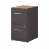 Bush Business Furniture Office 500 16W 2 Drawer File Cabinet In Storm Gray - Assembled