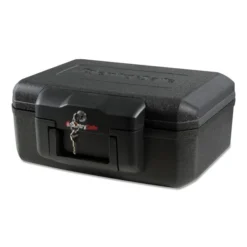 Sentry Safe 1200 Series Fire Chest, 0.18 Cu Ft, 14.3w X 11.2d X 6.1h, Black