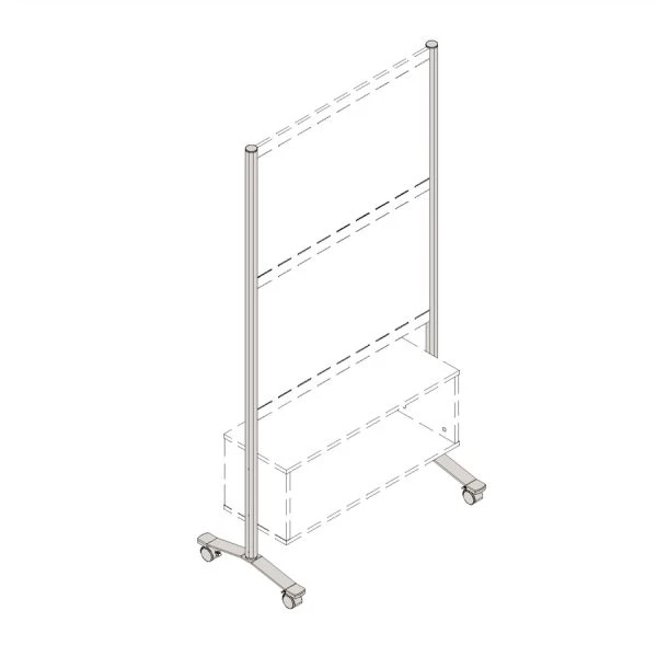 Lorell Adaptable Panel Legs 4 Lorell Adaptable Panel Legs - Image 4