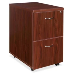 Lorell Essentials 2-Drawer Mobile File Cabinet