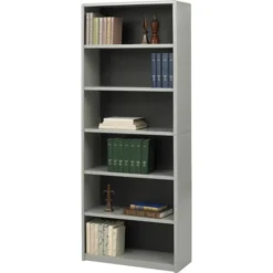 Safco ValueMate Economy 6-Shelf Steel Bookcase
