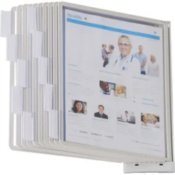 DURABLE SHERPA Wall Mounted Reference Display System -office furniture sale 88cc688ef0bceac50fbc2bb502a546abb8