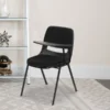 Flash Furniture Padded Ergonomic Shell Chair With Left Handed Flip-Up Tablet Arm