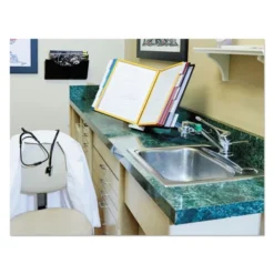 Durable SHERPA Desk Reference System, 10 Panels, 10 X 5.63 X 13.88, Assorted Borders -office furniture sale 8965c1ef232d747b92aa08a513a3a14b44