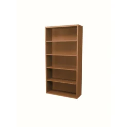 HON Valido 11500 Series Bookcase, Five-Shelf, 36w X 13-1/8d X 71h, Bourbon Cherry
