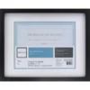 Photo/Document Frame, Gallery, 11" X 14", Matted For 8-1/2" X 11", Black