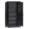 Tennsco 72" High Standard Cabinet (Assembled), 36w X 18d X 72h, Black