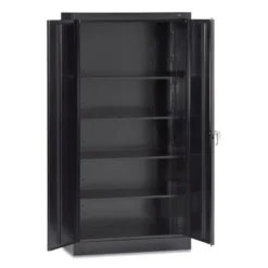 Tennsco 72" High Standard Cabinet (Assembled), 36w X 18d X 72h, Black