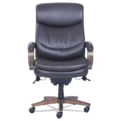 La-Z-Boy Woodbury Big/Tall Executive Chair, Supports Up To 400 Lb, 20.25" To 23.25" Seat Height, Brown Seat/Back, Weathered Sand Base -office furniture sale 8b00fd3f4a600fe1c3153355be1f309e3d