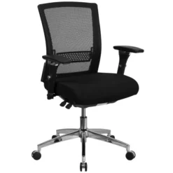 Flash Furniture HERCULES Series 24/7 Multi-Shift Mesh Multi-Functional Executive Chair With Padded Seat & Seat Slider