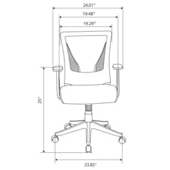 Radley Mesh/Fabric Mid-Back Task Chair, Rich Blue, BIFMA Certified -office furniture sale 8d81bef01b2ed8b54afb6a1acba348e0c6