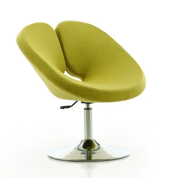 Perch Adjustable Chair In Green And Polished Chrome 1 Perch Adjustable Chair In Green And Polished Chrome