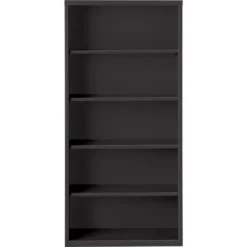 Lorell Fortress Series 5-Shelf Steel Bookcase
