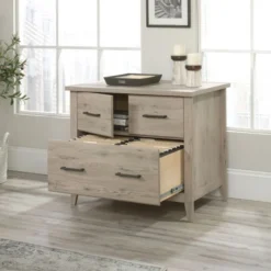 Sauder Summit Station 34"W Lateral 1-Drawer File Cabinet, Laurel Oak -office furniture sale 8e4b15c18cdd27cdf23383d5c837f01b15