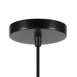 Lance 3.5" Wide Pendant With Glass Shade In Blackened Steel/Seeded -office furniture sale 8f753e2272d66c8685e0d77e95b6cecd75