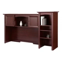 Broadstreet 65”W Hutch For U-Shaped Desk, Cherry