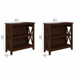 Bush Furniture Key West Small 2 Shelf Bookcase - Set Of 2 In Bing Cherry 12 Bush Furniture Key West Small 2 Shelf Bookcase - Set Of 2 In Bing Cherry -office furniture sale 8fe264e38abcb87390dc4375cd30dc816a