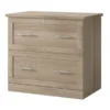 2-Drawer 30"W Lateral File Cabinet, Spring Oak