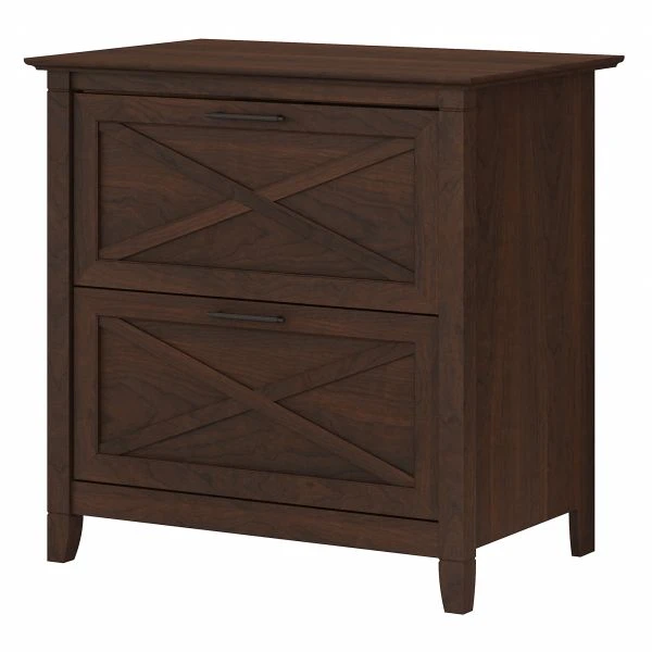 Bush Furniture Key West 2 Drawer Lateral File Cabinet In Bing Cherry 1 Bush Furniture Key West 2 Drawer Lateral File Cabinet In Bing Cherry