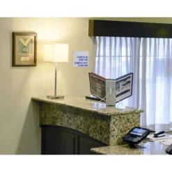 Durable InstaView Expandable Desktop Reference System, 10 Panels, Assorted Borders -office furniture sale 9040295d9f2c8c3e1643b760e8799e22cc