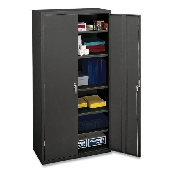 HON Assembled Storage Cabinet, 36w X 18.13d X 71.75h, Charcoal 1 HON Assembled Storage Cabinet, 36w X 18.13d X 71.75h, Charcoal