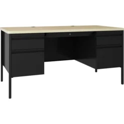 Lorell Fortress Double-pedestal Teacher's Desk