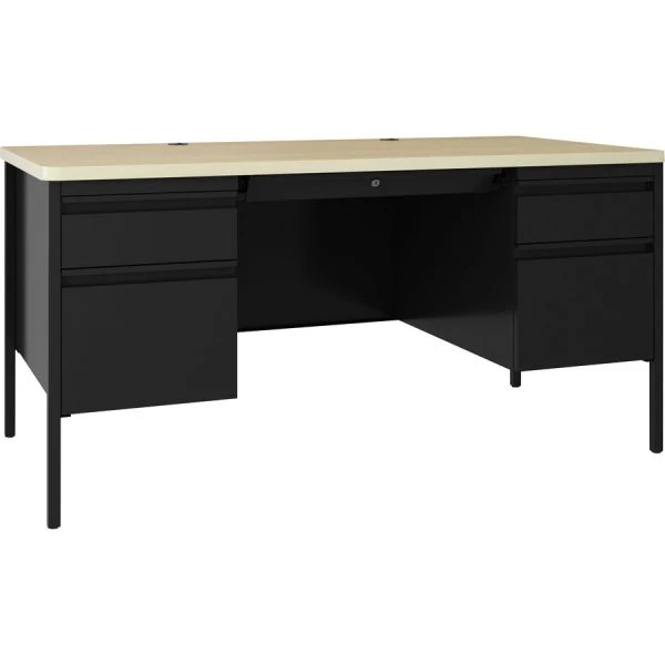 Lorell Fortress Double-pedestal Teacher's Desk 1 Lorell Fortress Double-pedestal Teacher's Desk