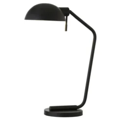 Lamont 20.75" Tall Table Lamp With Metal Shade In Blackened Bronze/Blackened Bronze -office furniture sale 918c2e8883f1fbafff04a56bfe31af3585