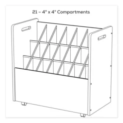 Safco Mobile Roll File, 21 Compartment 9 Safco Mobile Roll File, 21 Compartment -office furniture sale 91ab8c64661e459c9fa5ad78200303fd40