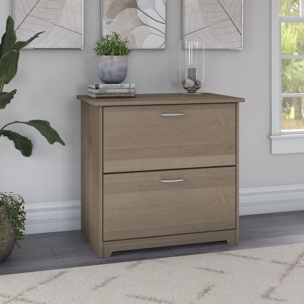 Bush Furniture Cabot 2 Drawer Lateral File Cabinet In Ash Gray 7 Bush Furniture Cabot 2 Drawer Lateral File Cabinet In Ash Gray - Image 7
