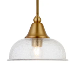 Magnolia 10.75" Wide Pendant With Glass Shade In Brass/Seeded -office furniture sale 922b6df0e779812aacc9bd20b12e8e33c6