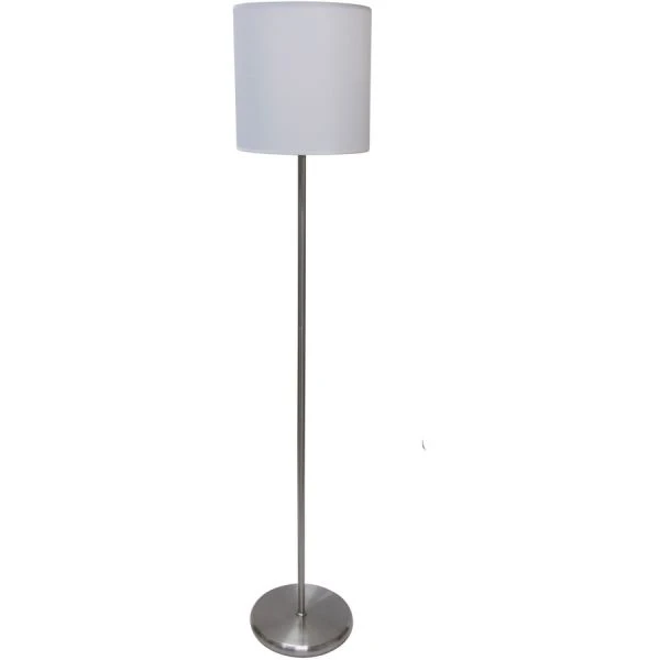 Ledu Slim Line Lamp Set, Table 12.63" High And Floor 61.5" High, Silver 3 Ledu Slim Line Lamp Set, Table 12.63" High And Floor 61.5" High, Silver - Image 3