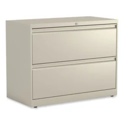 Alera Lateral File, 2 Legal/Letter-Size File Drawers, Putty, 36" X 18.63" X 28"
