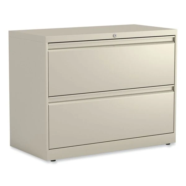 Alera Lateral File, 2 Legal/Letter-Size File Drawers, Putty, 36" X 18.63" X 28" 1 Alera Lateral File, 2 Legal/Letter-Size File Drawers, Putty, 36" X 18.63" X 28"