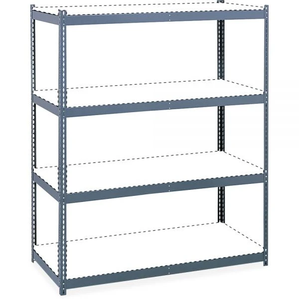 Safco Steel Pack Archival Shelving, 69w X 33d X 84h, Gray 6 Safco Steel Pack Archival Shelving, 69w X 33d X 84h, Gray - Image 6
