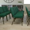 Flash Furniture Green Fabric Big & Tall Church Chair