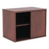 Alera Open Office Low Storage Cabinet Credenza, 29.5 X 19.13 X 22.78, Cherry