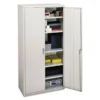 HON Assembled Storage Cabinet, 36w X 18.13d X 71.75h, Light Gray