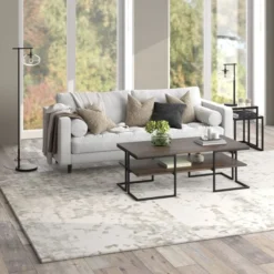 Blume 25" Tall Arc Table Lamp With Glass Shade In Blackened Bronze/Seeded 15 Blume 25" Tall Arc Table Lamp With Glass Shade In Blackened Bronze/Seeded -office furniture sale 9538aa914c9104559e3eeb72ceb98472a7