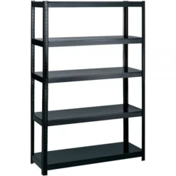 Safco Boltless Steel Shelving, Five-Shelf, 48w X 18d X 72h, Black 10 Safco Boltless Steel Shelving, Five-Shelf, 48w X 18d X 72h, Black -office furniture sale 95eeff50133a4cf08a77b34b0565ef1844