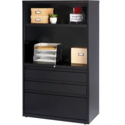 Lorell 3 Drawer Lateral File Cabinet Combo Unit, Letter/Legal/A4, 36" Wide, Black 6 Lorell 3 Drawer Lateral File Cabinet Combo Unit, Letter/Legal/A4, 36" Wide, Black -office furniture sale 965d79ed59b896ef6840b8ebfa17295047